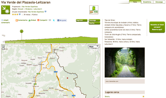 plazaola vias verde Plazaola