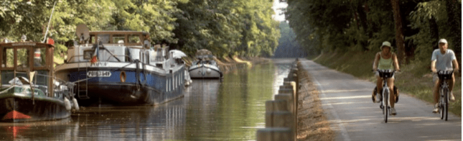 Vía verde junto a canal